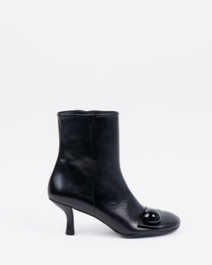 Stiletto ankle boot with ornament